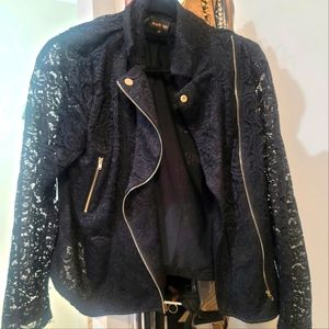 Lace blazer jacket